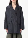 Aspesi Coat  Woman Color Black In Black