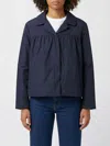 Aspesi Lined Technical Jacket In Blue