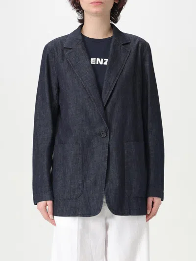 ASPESI BLAZER ASPESI WOMAN COLOR BLUE,G65397009