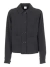 Aspesi Button-down Casual Jacket In Black