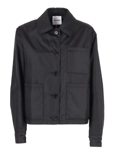 Aspesi Jacket In Black