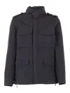 Aspesi Hooded Jacket In Black