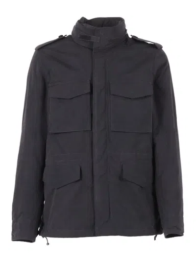 Aspesi Hooded Jacket In Black