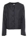 Aspesi Button Long Sleeve Casual Jacket In Black