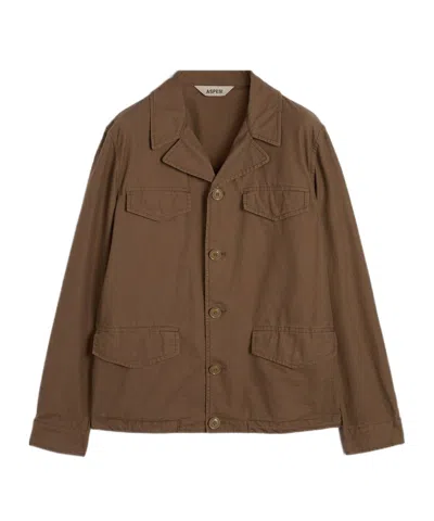 Aspesi Jacket In Brown