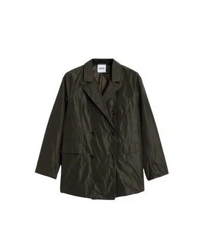 Aspesi Korine Technical Fabric Jacket In Green