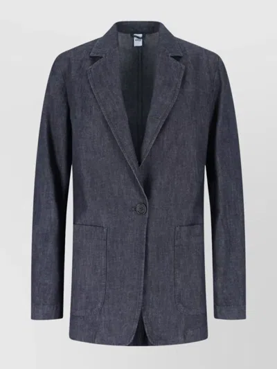 ASPESI JACKET NOTCHED LAPEL FRONT POCKETS LONG SLEEVES