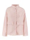 Aspesi Woman Jacket Pink Size M Polyamide In Rosa/pink