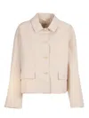 Aspesi Long Sleeve Jacket In Sand