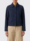 Aspesi Raglan-sleeve Flap-pocket Jacket In Blue