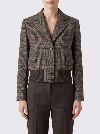 Aspesi Jacket Woman Color Green In Gray
