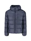 Aspesi Thickened Down Jacket In Blue