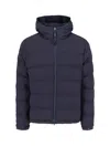 Aspesi Padded Down Jacket In Blue