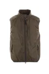 Aspesi Utilitarian Nylon Vest In Green
