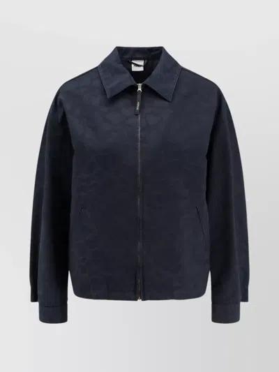 ASPESI JACQUARD MOTIF COTTON JACKET