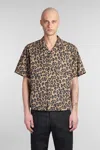 Aspesi Jarvis Shirt In Animalier Cotton In Multicolor