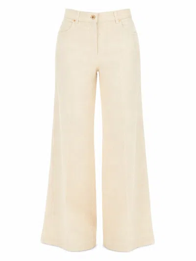 Aspesi Elevated Cotton Trousers Size 26 In Neutral
