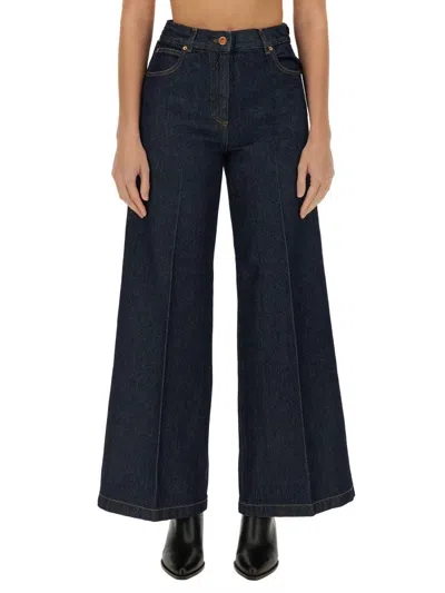 Aspesi Jeans Wide Leg In Blue