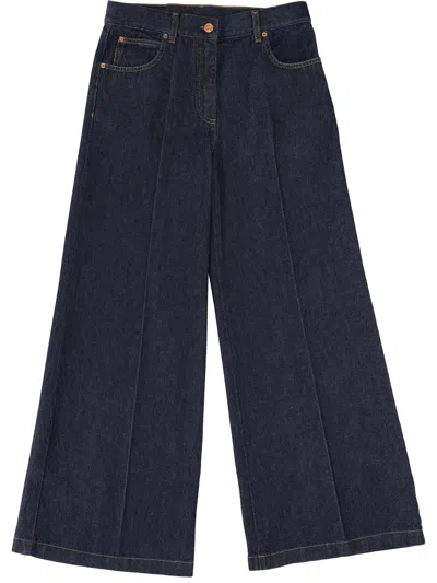 Aspesi Jeans Wide Leg In Blue