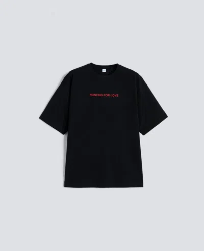 Aspesi Jersey Crew-neck T-shirt With Print In Black
