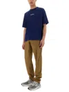 Aspesi Crew Neck Regular Fit Short Sleeves T-shirt In Blue