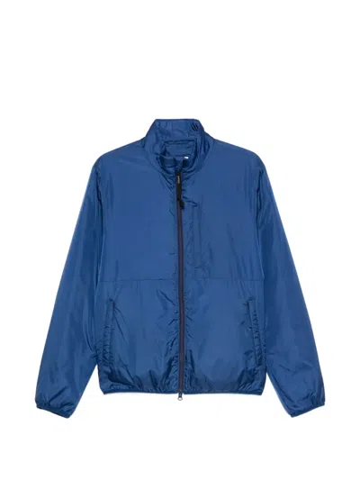 Aspesi Jil Con Zip-up Jacket In Blue
