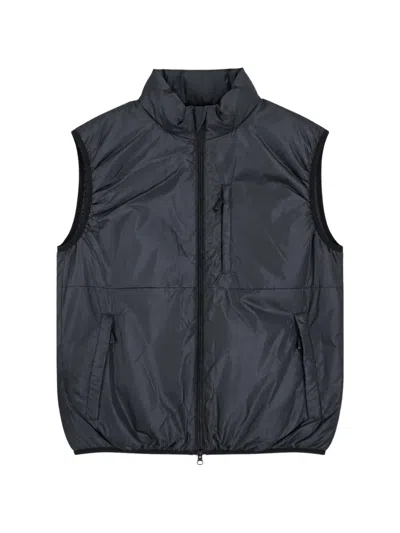Aspesi Jil Padded High-neck Gilet In Blue
