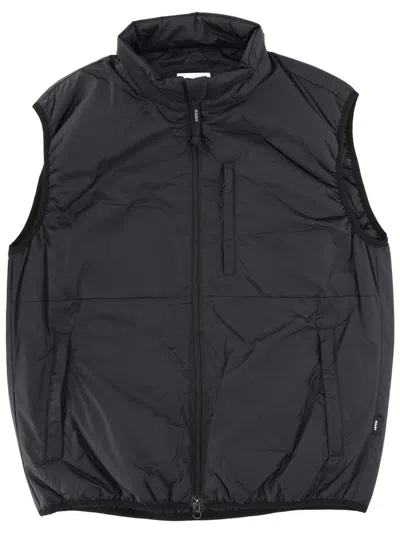Aspesi Jil Vest Sleeveless Quilted Polyamide Jacket In Black