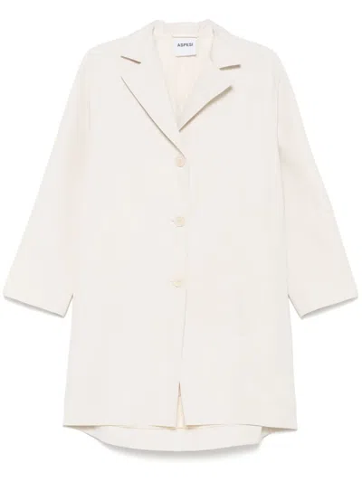Aspesi Kaiah Coat In Neutrals