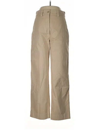 Pre-owned Aspesi Khaki Pant In Brown