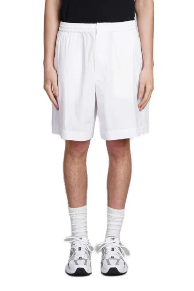 Aspesi Knee-length Bermuda Shorts In Bianco