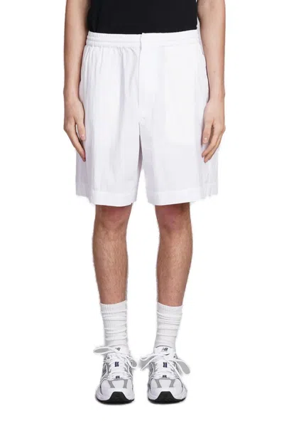 Aspesi Knee-length Bermuda Shorts In White