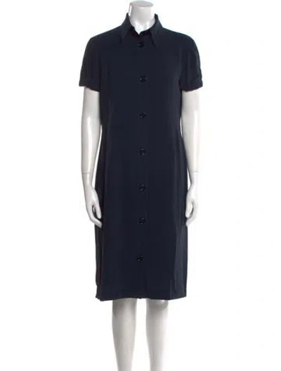Pre-owned Aspesi Knee-length Dress In Blue