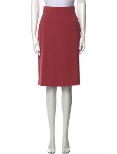 Pre-owned Aspesi Knee-length Skirt In Red