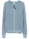 Aspesi Knitted Jacket In Blue