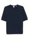 Aspesi Knitted T-shirt In Blue