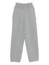 Aspesi Knitted Trousers In Gray