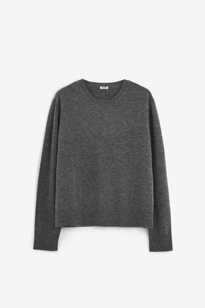 Aspesi Fine-knit Top In Gray