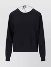Aspesi Knitwear With V-neck And Tie-back Detail