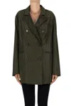 Aspesi Korine Double-breasted Jacket In Multi