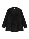 Aspesi Button-fastening Raincoat In Black