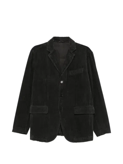 Aspesi Kuki Corduroy Blazer In Black