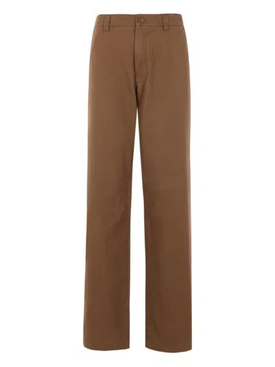 Aspesi Lab Trousers In Brown