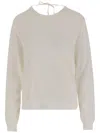 Aspesi Long Sleeve Sweater In Grey