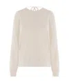Aspesi Long Sleeve Sweater In White
