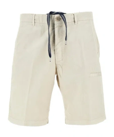 Aspesi Lace-up Detail Shorts In White