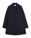Aspesi Virgin Wool And Alpaca Pascal Coat In Black