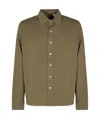 Aspesi Lapel Long-sleeved Shirt In Brown