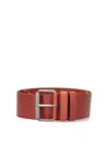Aspesi Leather Belt In Brown