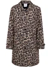 Aspesi Leopard-print Single-breasted Coat In Spotted